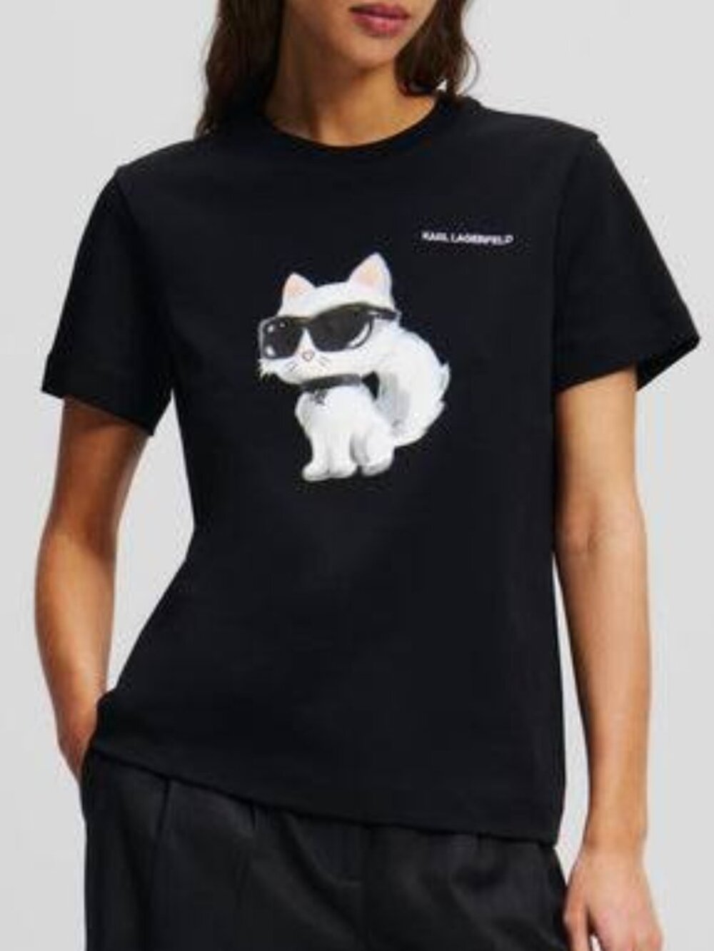 ✨ Karl Lagerfeld Paris Ikon Choupette Graphic Tee - NWT!, size XL ✨